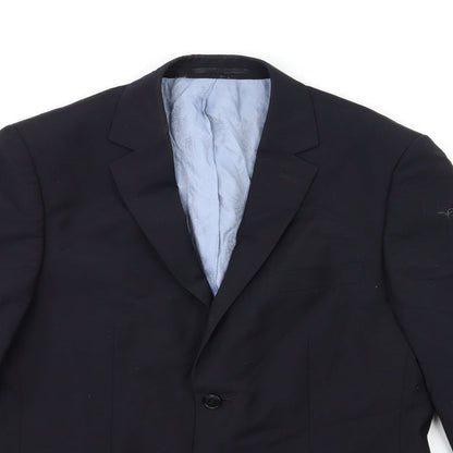 Mens UK Size 40 Preworn Regular Black Suit Jacket