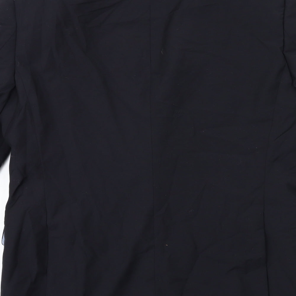 Mens UK Size 40 Preworn Regular Black Suit Jacket