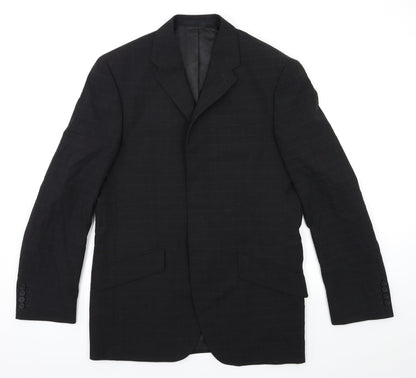 Mens UK Size 38 NEXT Regular Black Suit Jacket