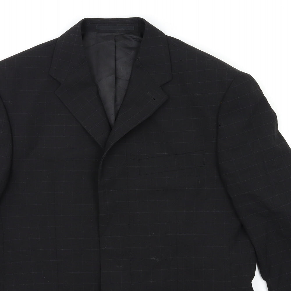 Mens UK Size 38 NEXT Regular Black Suit Jacket