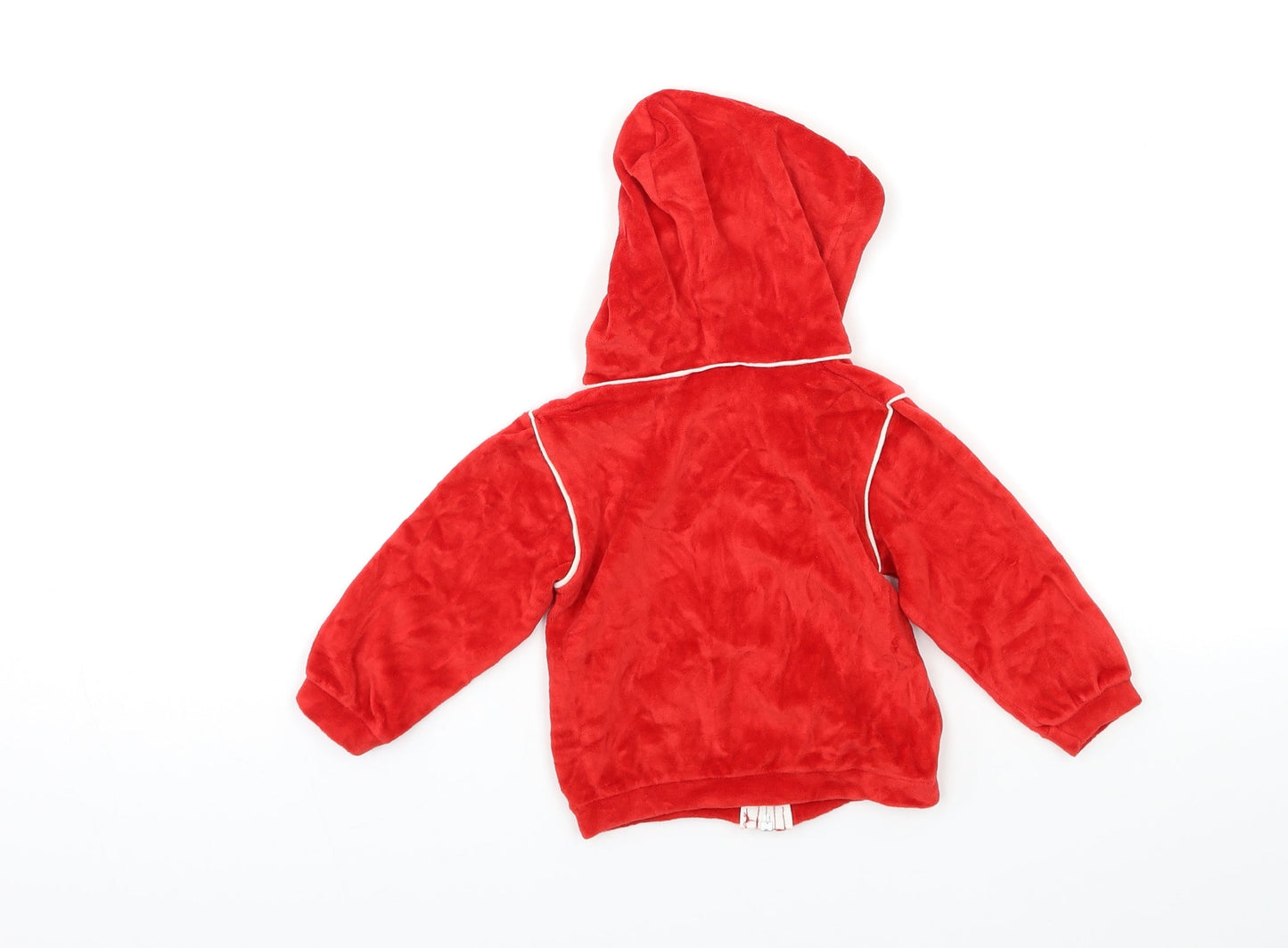 OZONA Girls Red   Full Zip Hoodie Size 2 Years