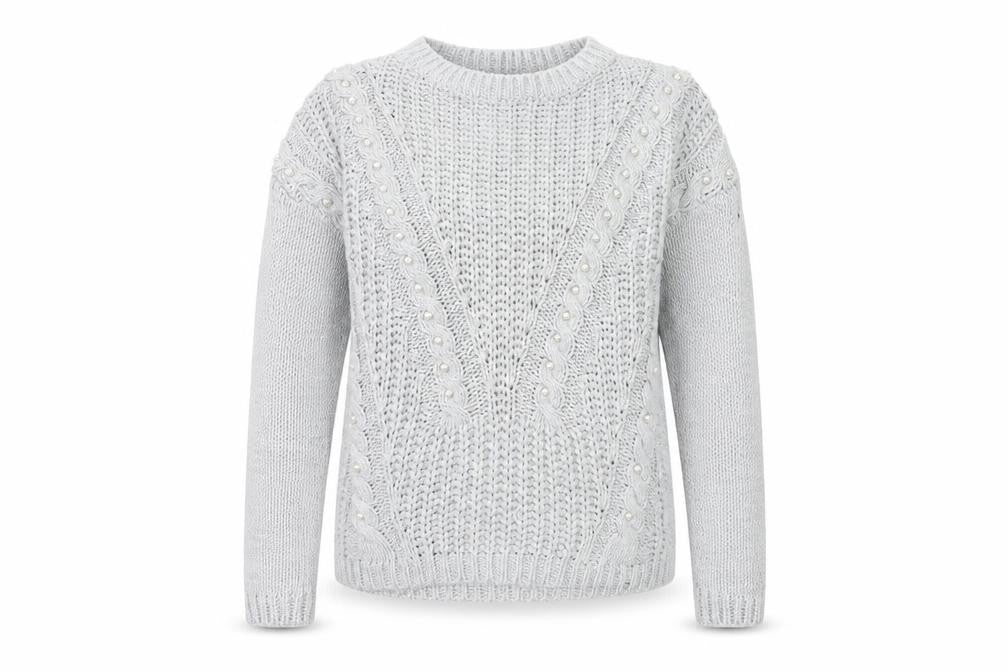 Womens UK Size 4 Primark Grey Pullover Jumper