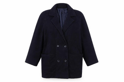Womens UK Size 16 CLASSIC WOMAN Blue Overcoat