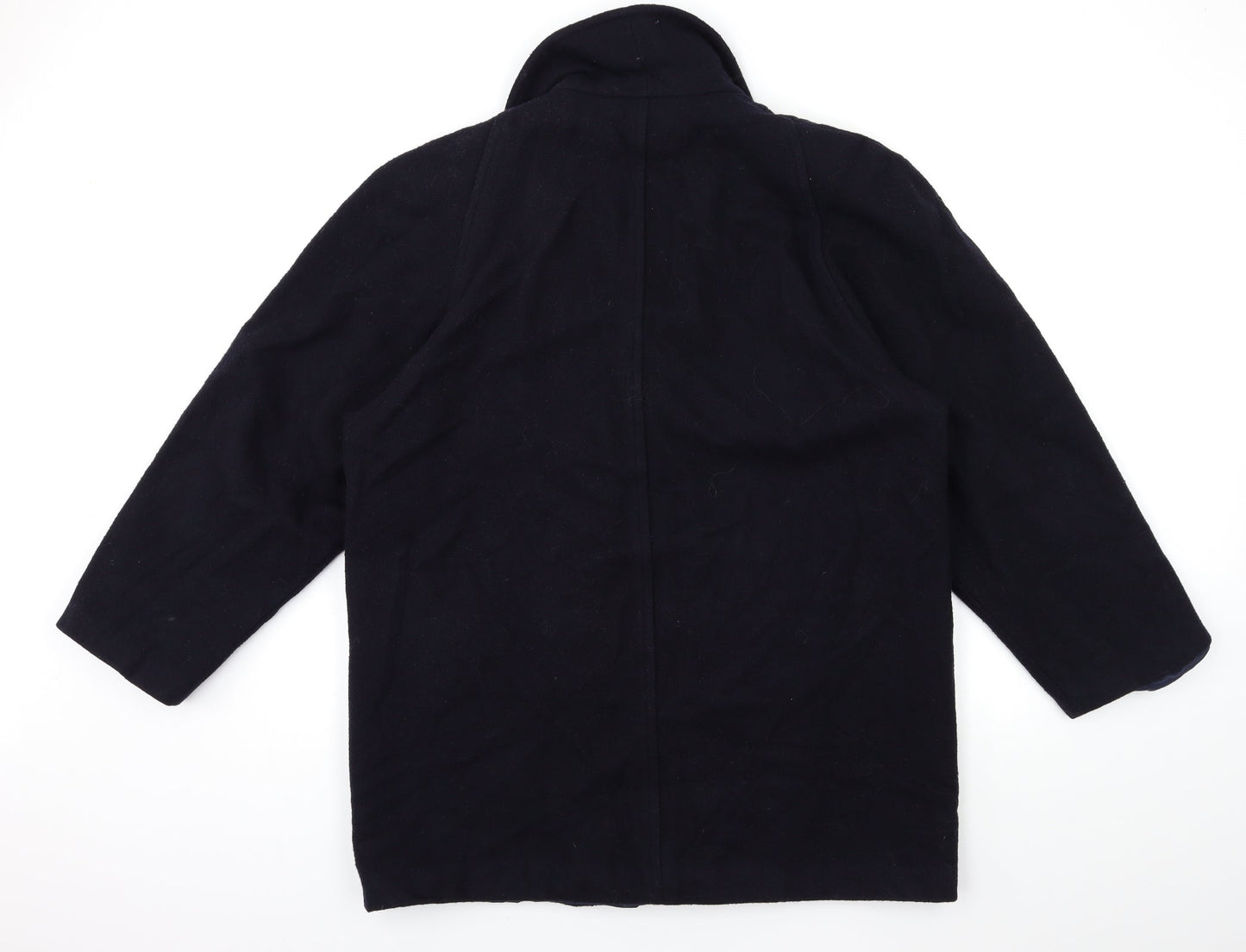 CLASSIC WOMAN Womens Blue   Overcoat Coat Size 16