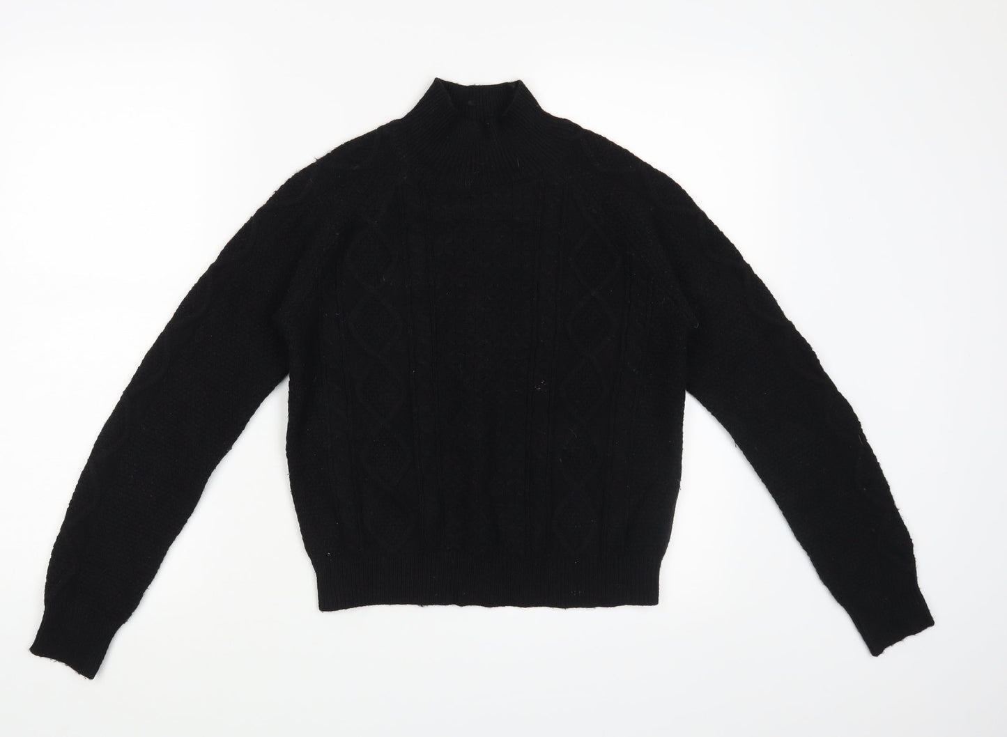 Primark Womens Black  Knit Pullover Jumper Size 6