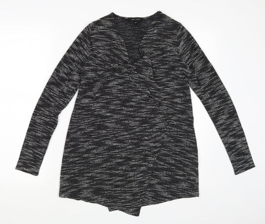 Womens UK Size XS New Look Black Cardigan Jumper
