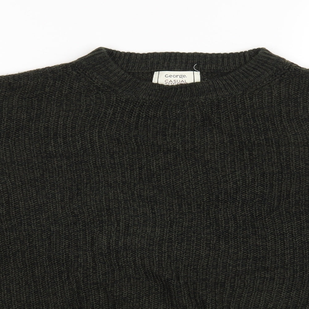 George Mens Green   Pullover Jumper Size M