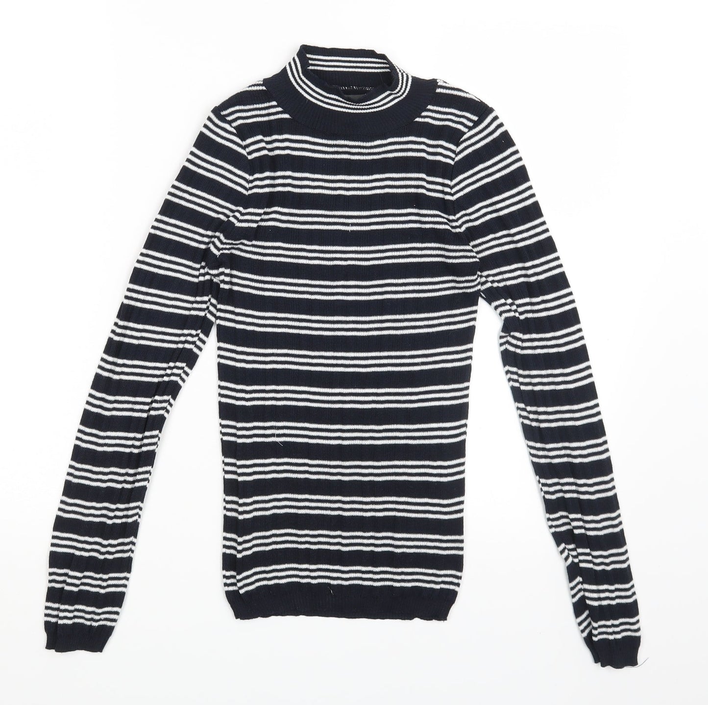 Primark Womens Multicoloured Striped  Pullover Sweatshirt Size 2XS