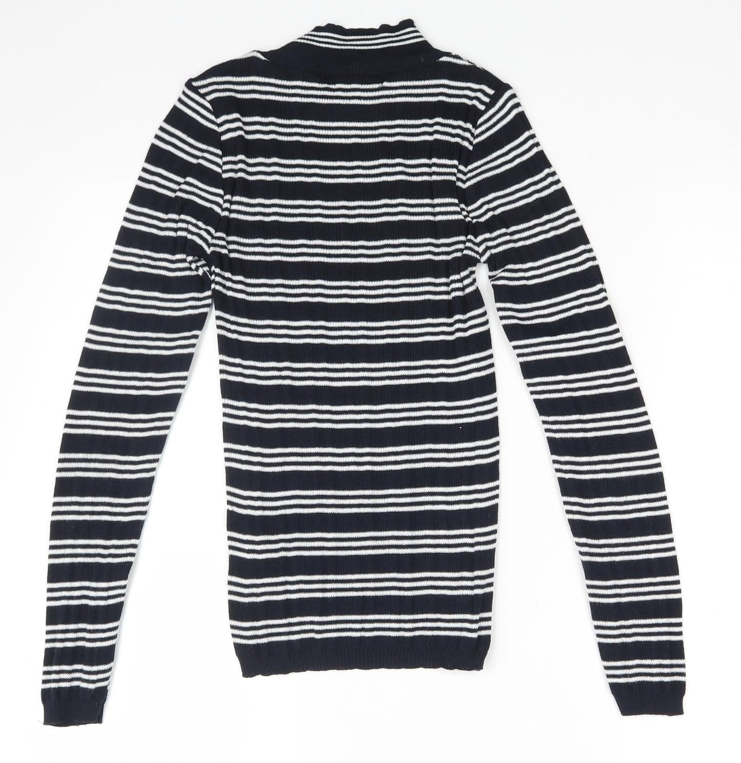 Primark Womens Multicoloured Striped  Pullover Sweatshirt Size 2XS