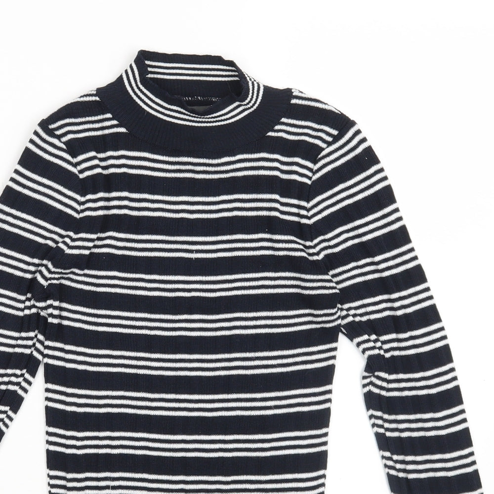 Primark Womens Multicoloured Striped  Pullover Sweatshirt Size 2XS