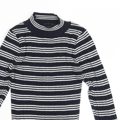Primark Womens Multicoloured Striped  Pullover Sweatshirt Size 2XS