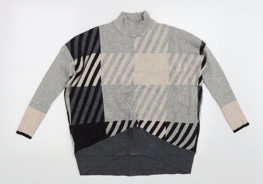 Womens UK Size XS River Island Multicoloured Pullover Jumper