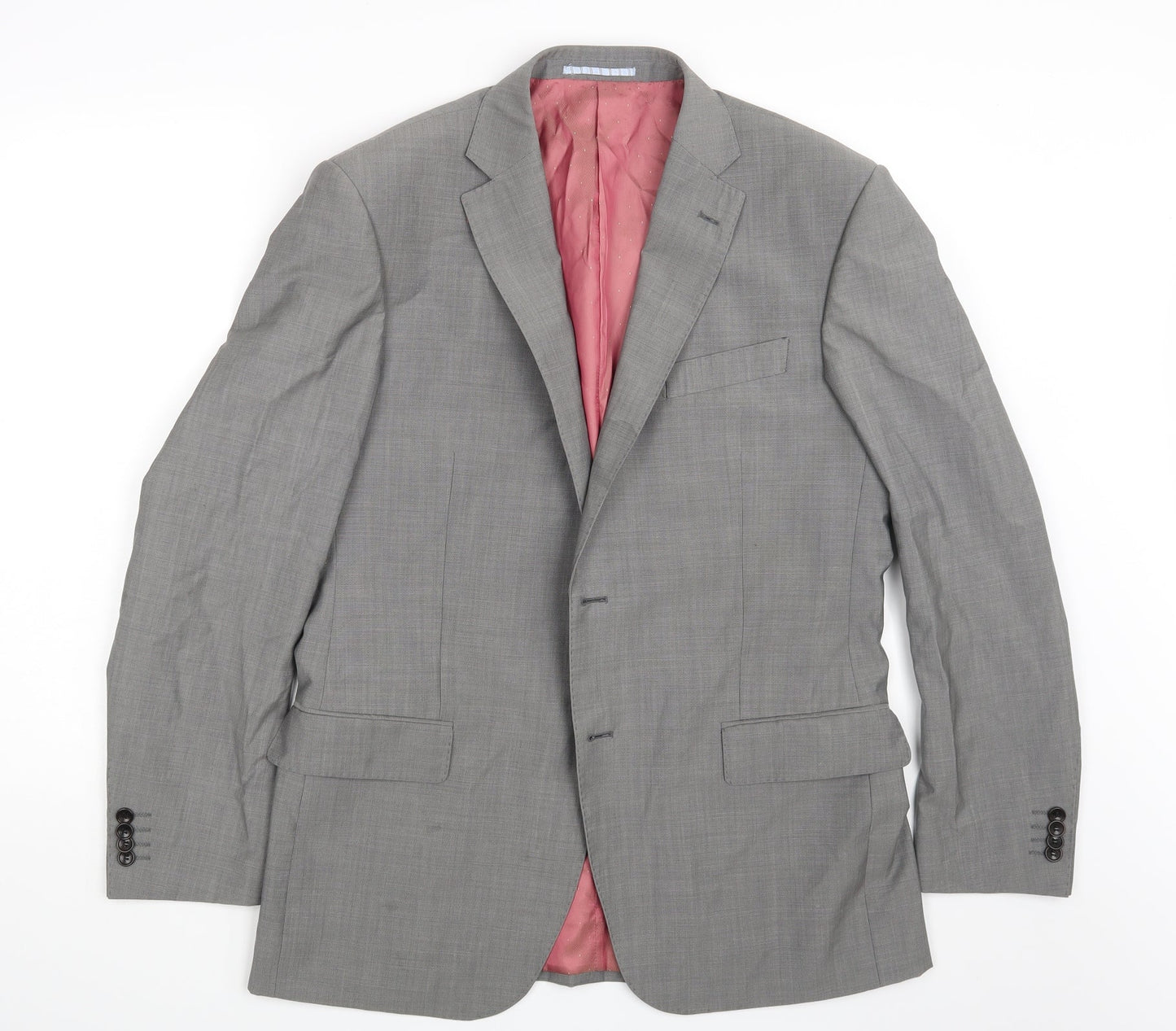 Mens UK Size 40 M&S Regular Grey Suit Jacket