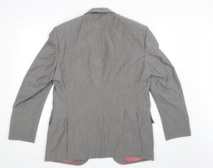 Mens UK Size 40 M&S Regular Grey Suit Jacket