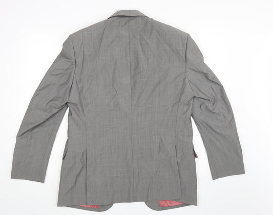Mens UK Size 40 M&S Regular Grey Suit Jacket