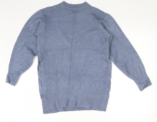 Womens UK Size XS River Island Blue Pullover Jumper