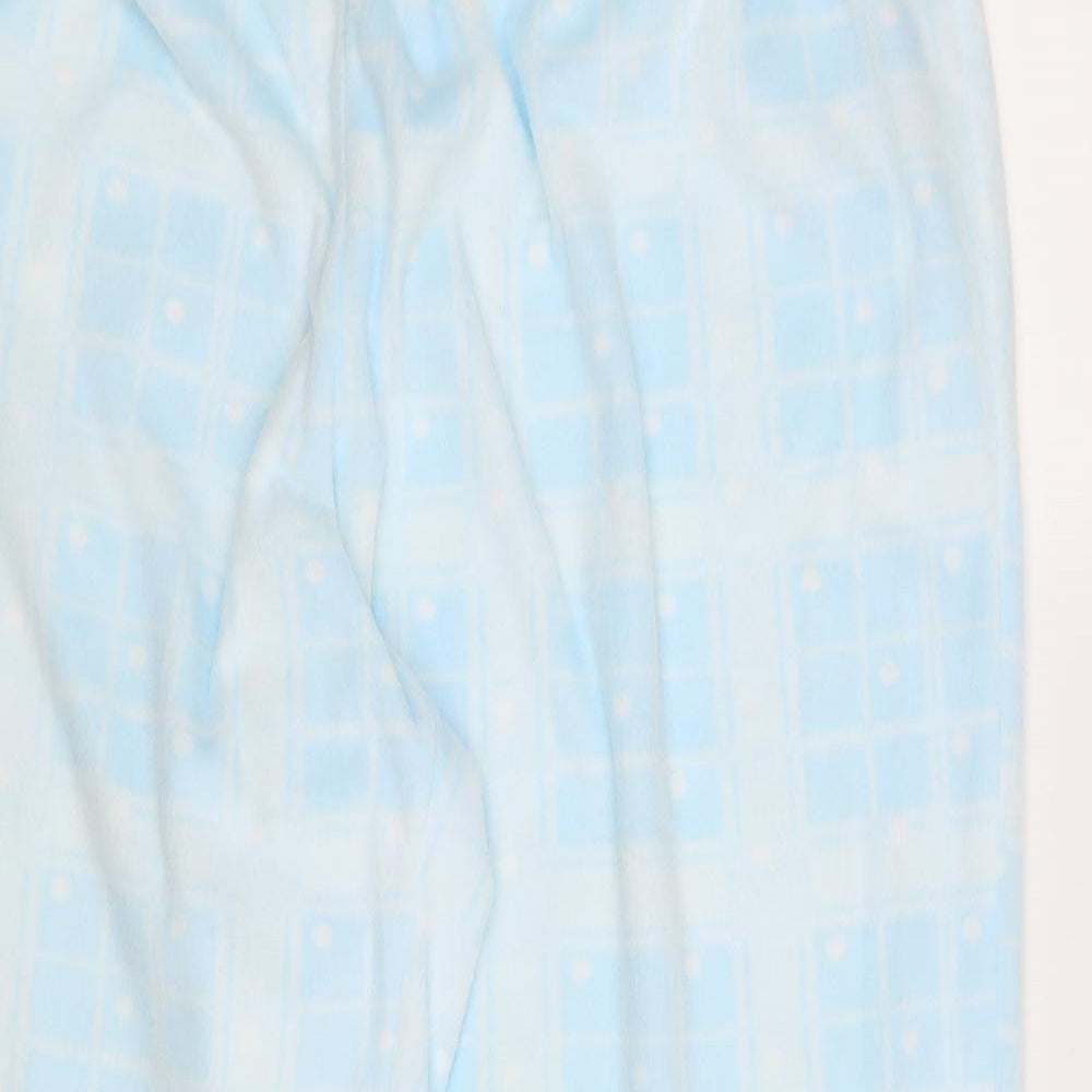 Bonmarché Womens Blue Argyle/Diamond  Jogger Trousers Size 20 L26 in