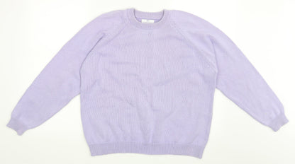 Womens UK Size 14 Essentials Blue Pullover Jumper