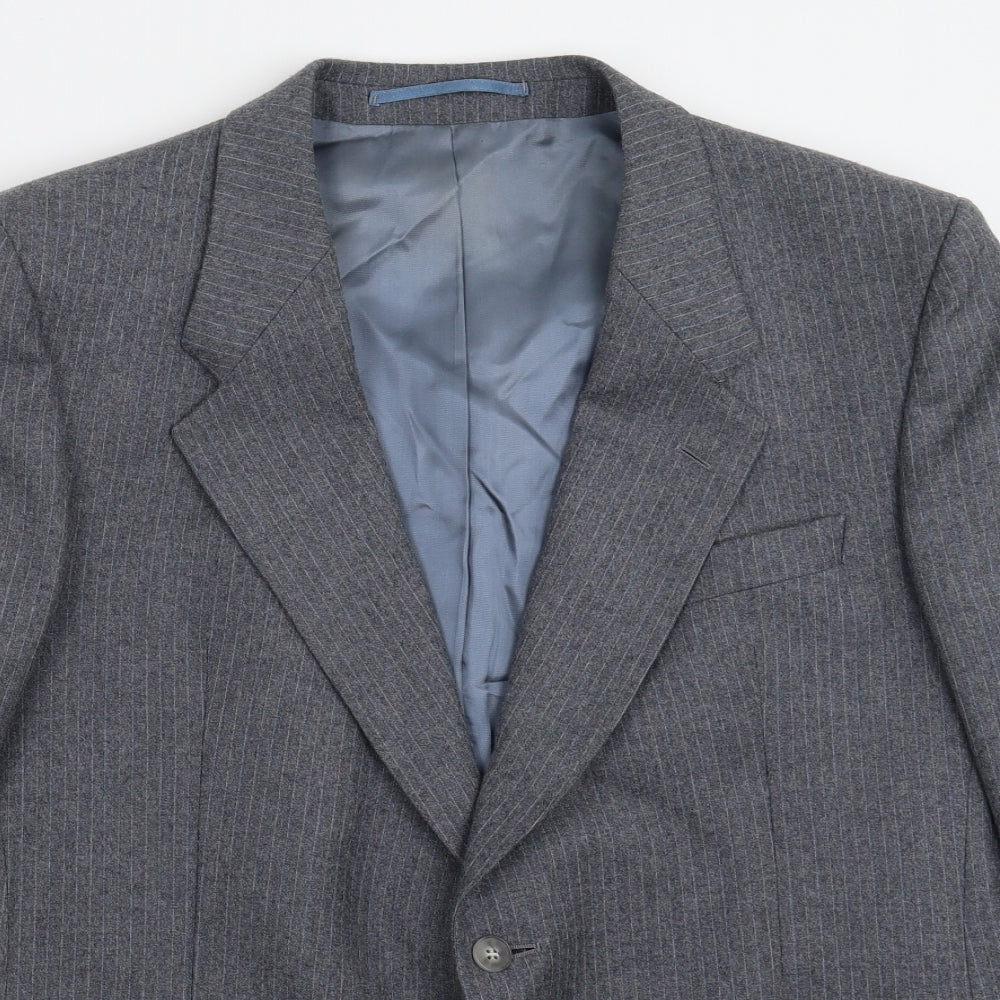 Mens UK Size 40 Hepworths Regular Grey Suit Jacket