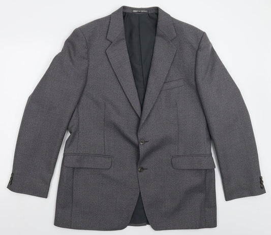 Mens UK Size 42 Grendale Regular Grey Suit Jacket