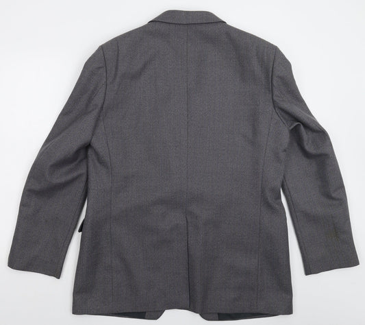 Mens UK Size 42 Grendale Regular Grey Suit Jacket