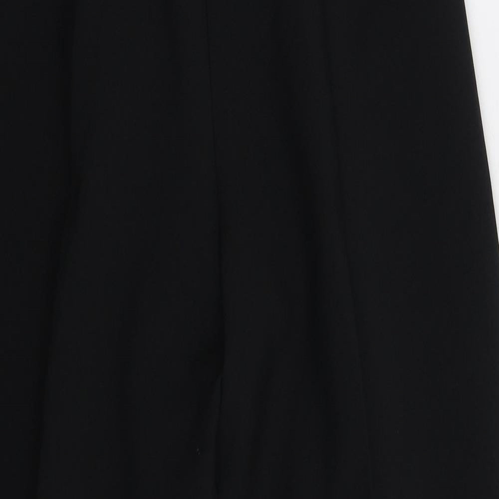 Womens UK Size 12 Preworn Slim Fit  Black Trousers