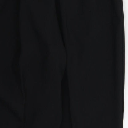 Womens UK Size 12 Preworn Slim Fit  Black Trousers