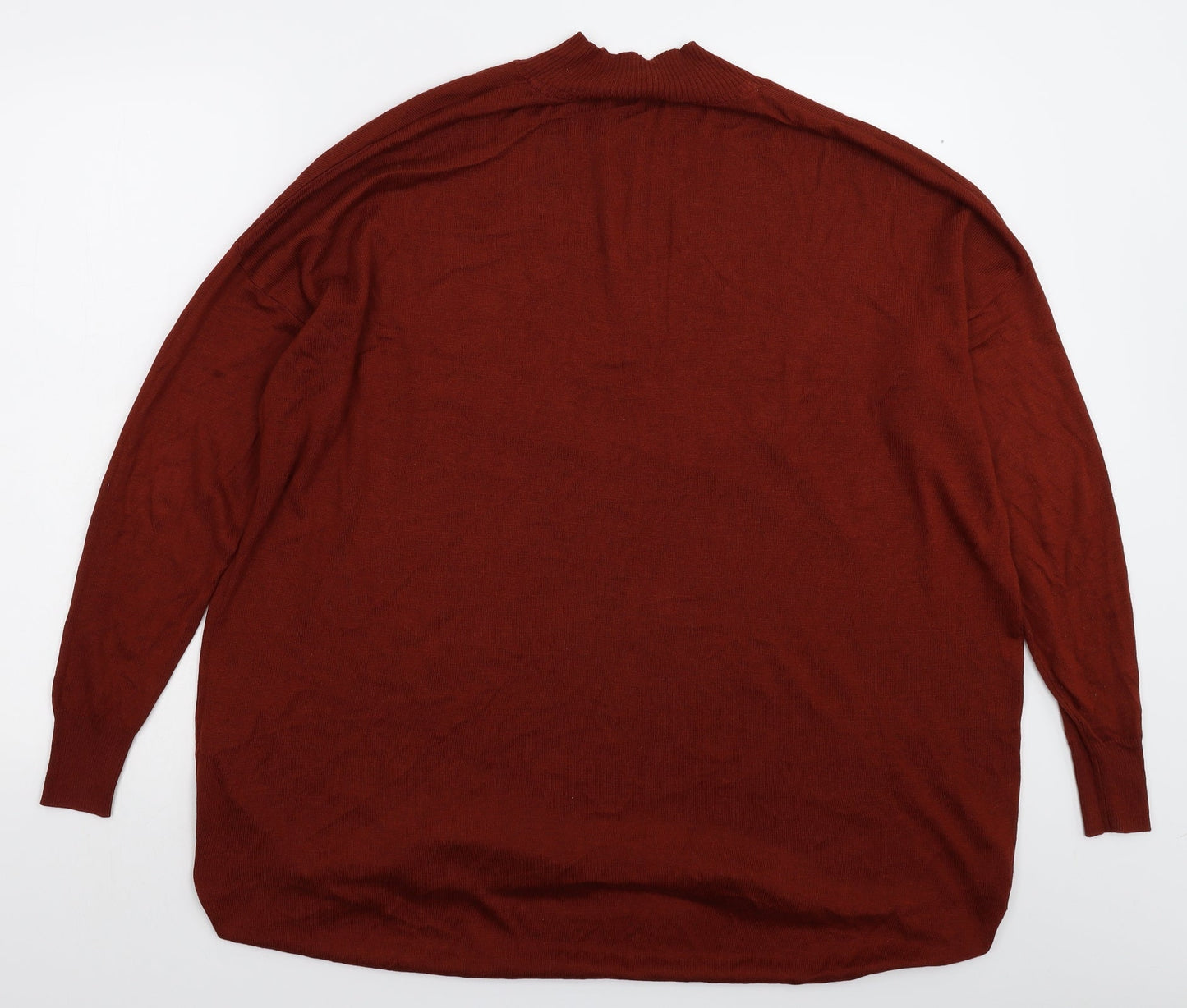 Papaya Womens Brown  Knit Pullover Jumper Size XL  - Oversized