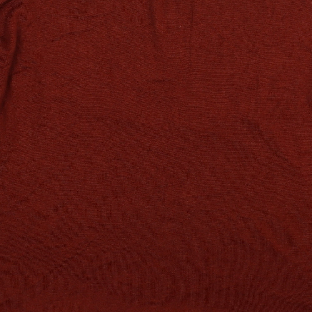 Papaya Womens Brown  Knit Pullover Jumper Size XL  - Oversized