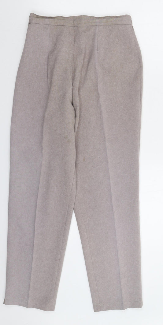 George Womens Grey   Trousers  Size 12 L27 in