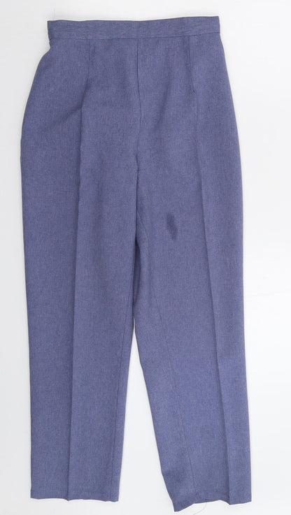 Womens UK Size 12 Preworn Regular Fit  Blue Trousers