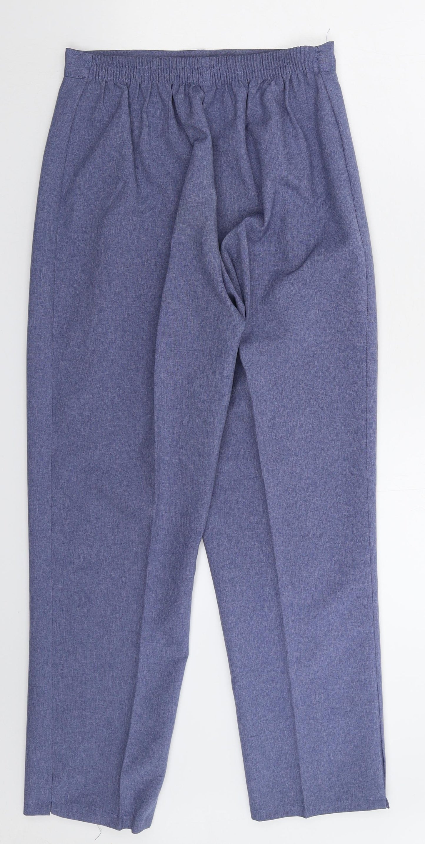 Womens UK Size 12 Preworn Regular Fit  Blue Trousers