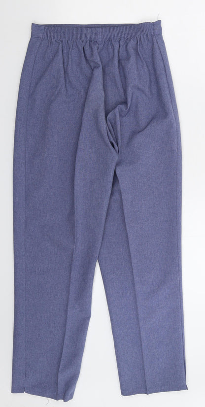 Womens UK Size 12 Preworn Regular Fit  Blue Trousers