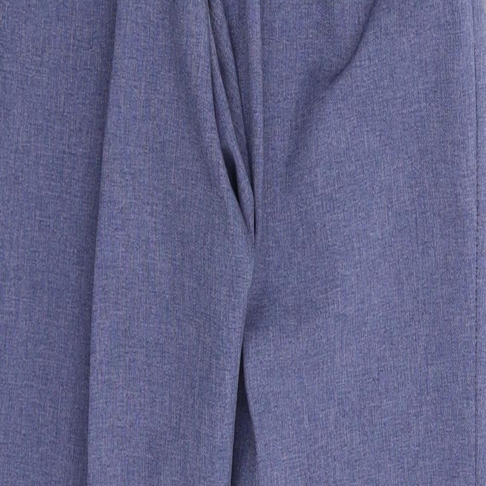 Womens UK Size 12 Preworn Regular Fit  Blue Trousers