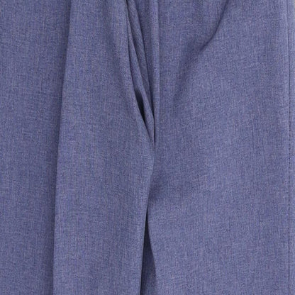 Womens UK Size 12 Preworn Regular Fit  Blue Trousers