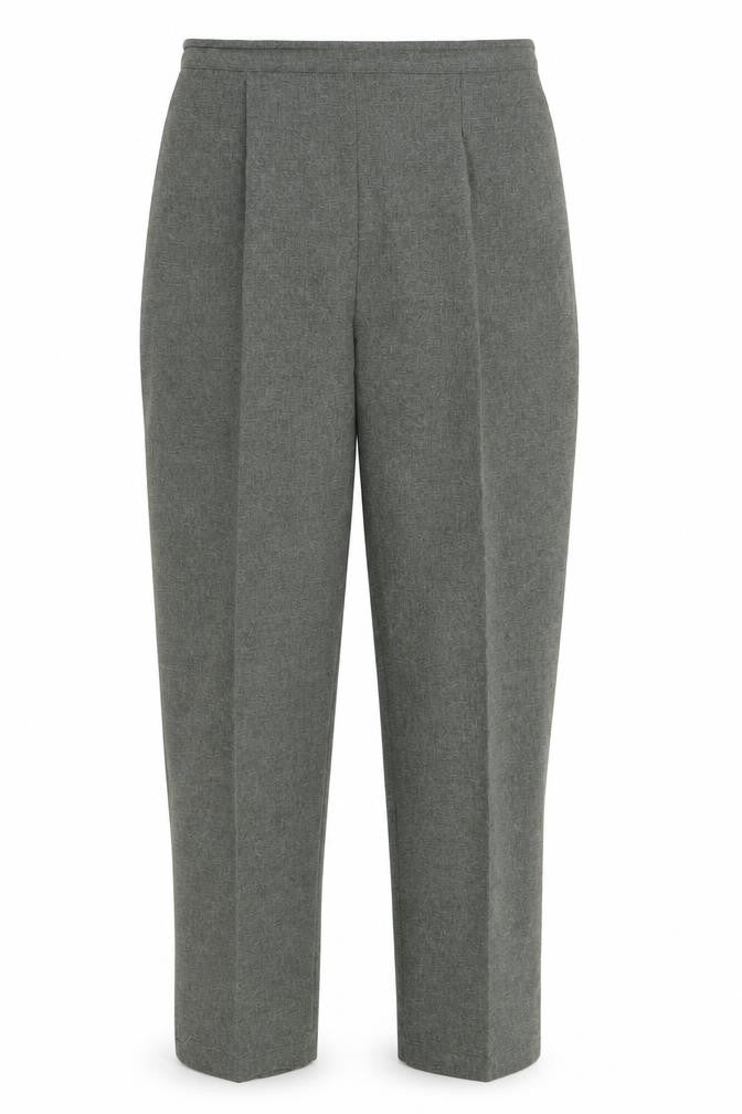 Womens UK Size 12 Preworn Slim Fit  Grey Trousers