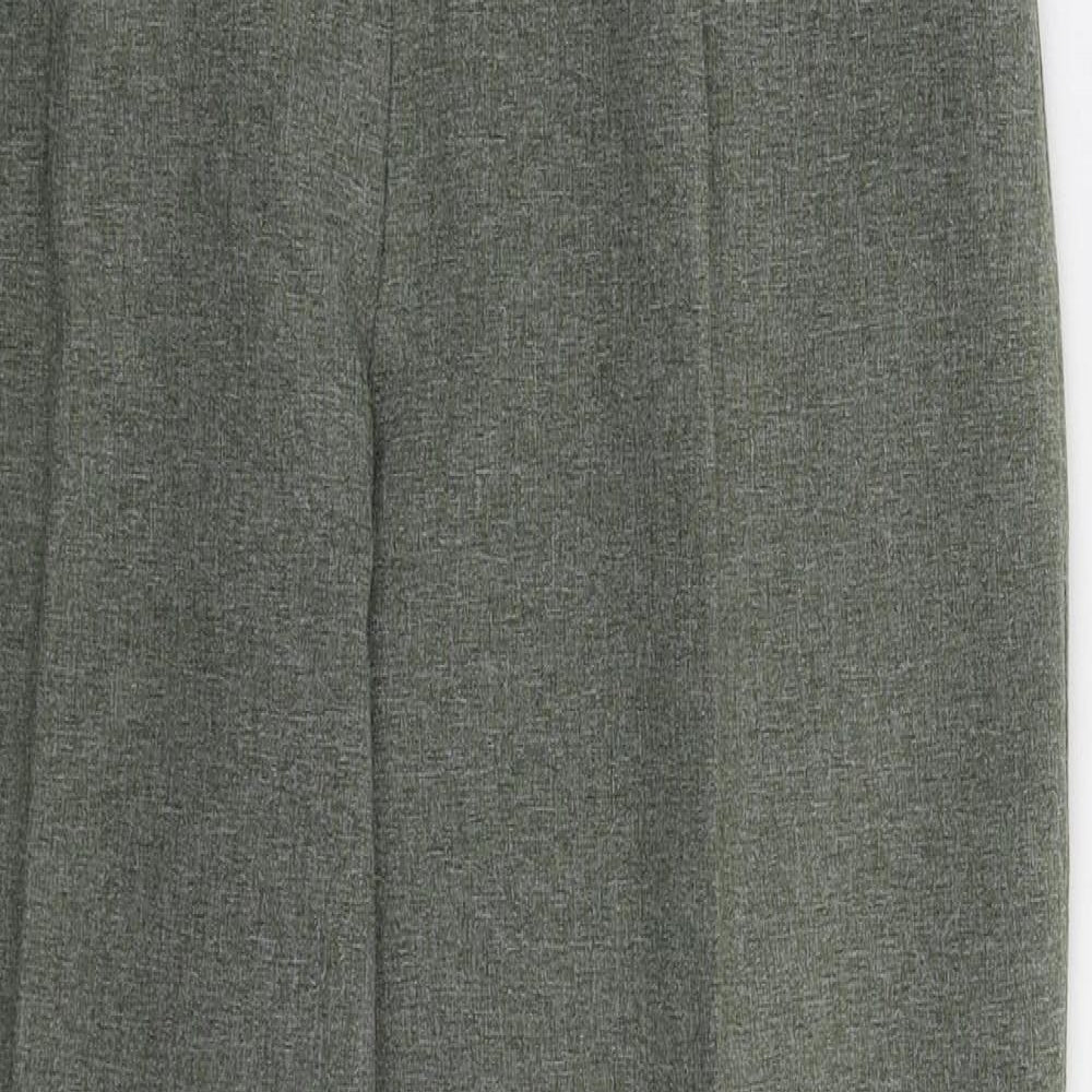 Womens UK Size 12 Preworn Slim Fit  Grey Trousers