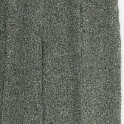 Womens UK Size 12 Preworn Slim Fit  Grey Trousers