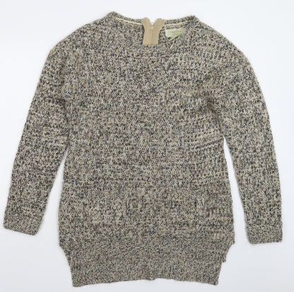 Vintage Couture Womens Grey  Knit Pullover Jumper Size 14