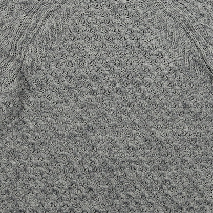 H&M Womens Grey  Knit Pullover Jumper Size S