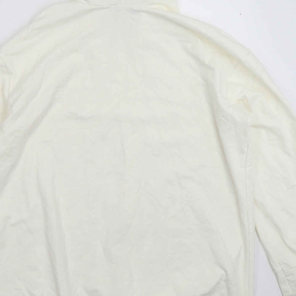 Womens UK Size M Nasty Gal White Cardigan Jumper