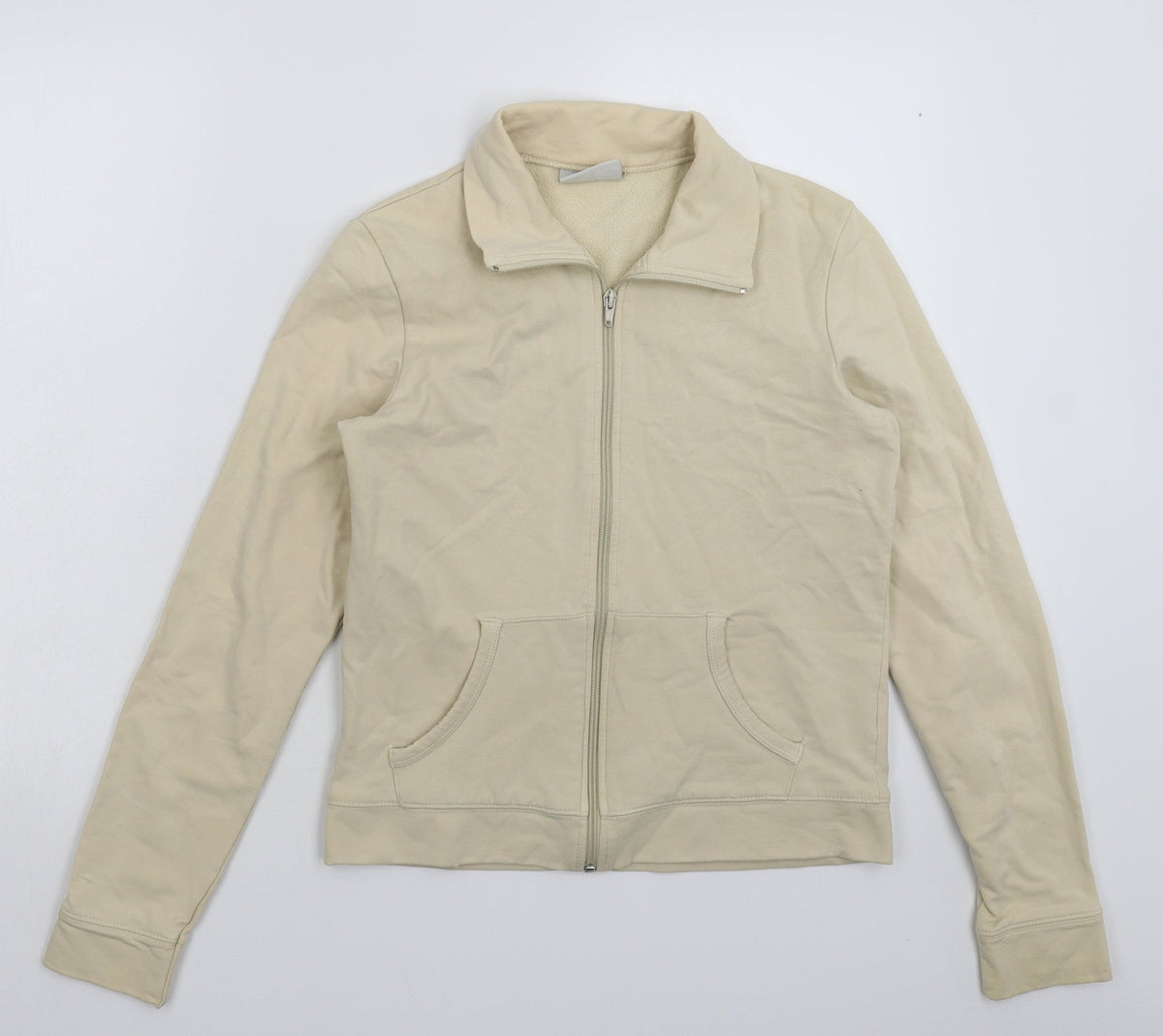 Additional front view of Logg women’s beige jacket, size M