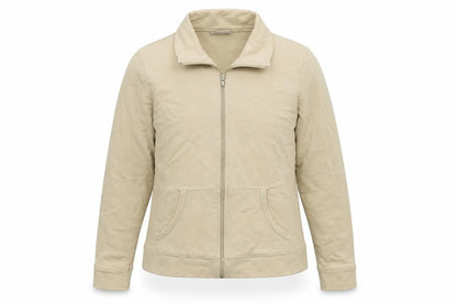 Front view of Logg women’s beige jacket, size M