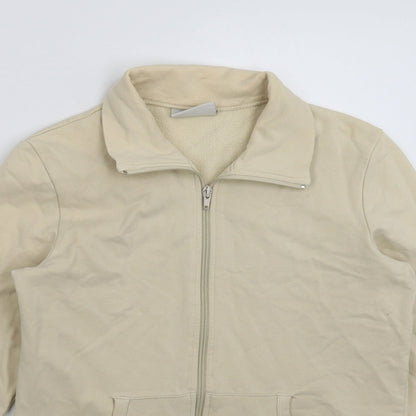 Close-up detail of Logg women’s beige jacket, size M