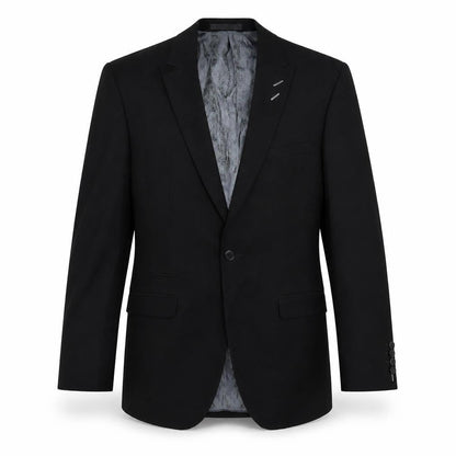 Mens UK Size 38 Red Herring Regular Black Suit Jacket