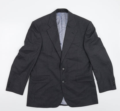Mens UK Size 40 The Label Regular Grey Suit Jacket