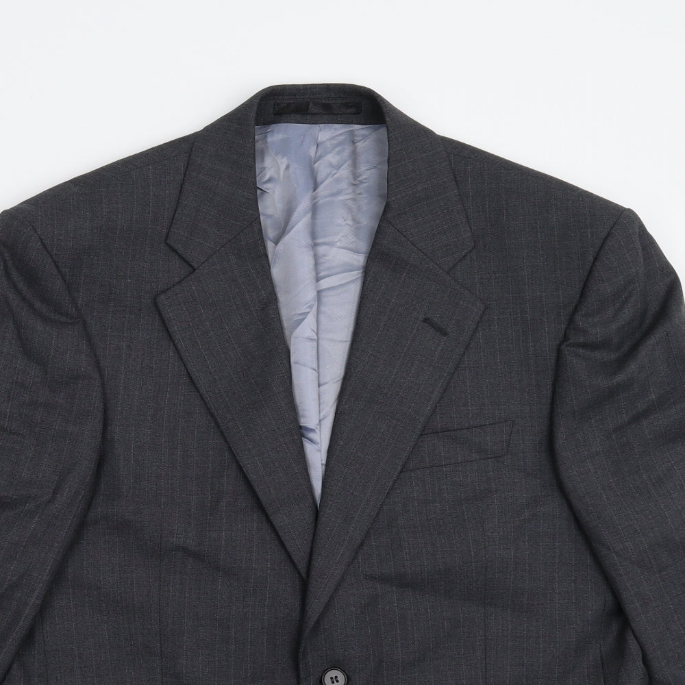 Mens UK Size 40 The Label Regular Grey Suit Jacket