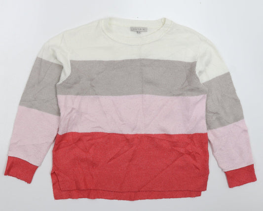Nutmeg Womens Multicoloured  Knit Pullover Jumper Size 12