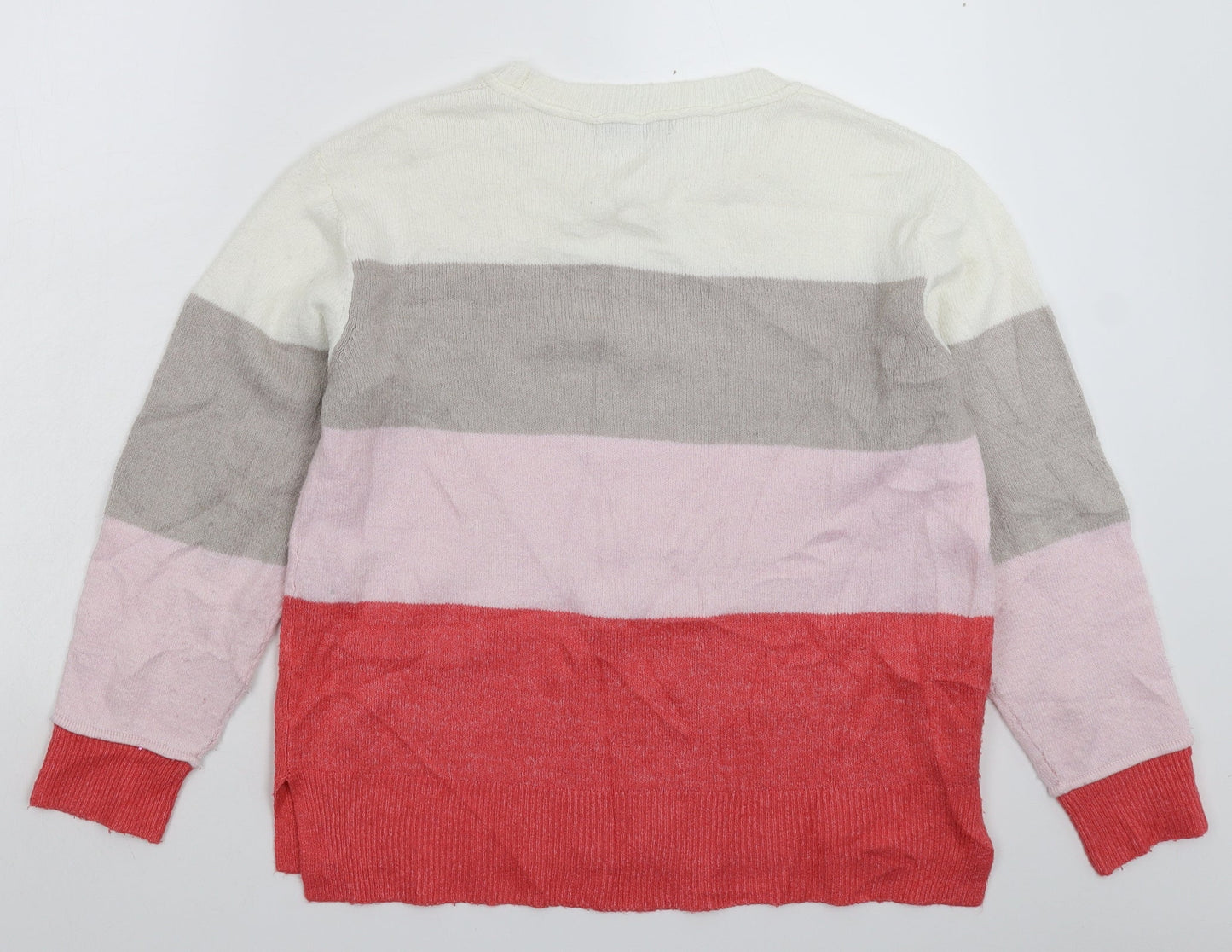 Nutmeg Womens Multicoloured  Knit Pullover Jumper Size 12