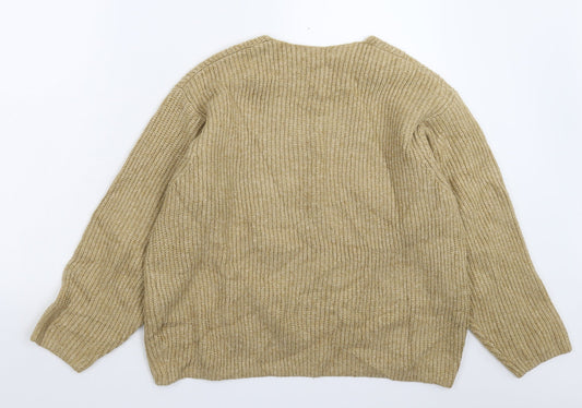 Womens UK Size S H&M Beige Pullover Jumper